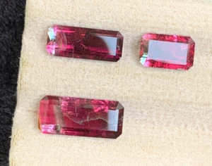 7.09 crt Natural Faceted bicolour tourmaline from Afghan - Picture 1 of 6