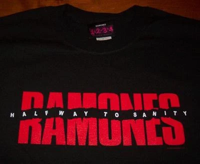 Camiseta THE RAMONES HALF WAY TO SANITY 2006 HOMBRE MEDIANA NUEVA PUNK Foto 1 de 2
