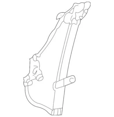 Genuine GM 2000-2005 Chevrolet Impala Left Side Power Window Regulator 15240530 - Image 1 of 2