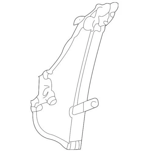 Regulador de ventana eléctrica lateral izquierdo genuino GM 2000-2005 Chevrolet Impala 15240530 Foto 1 de 2