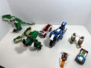 LEGO Partials LOT: Dino 31058, second dino + Rider 6747 + partials cars others. - Picture 1 of 9