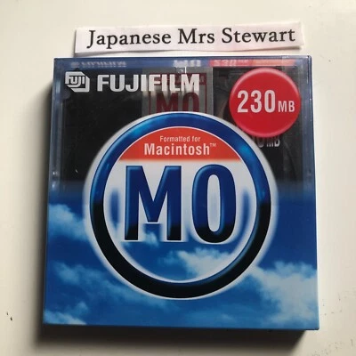 FUJIFILM Formatted for Macintosh MO 230MB Disc MOR-230MC D1P NEW - Image 1 of 4