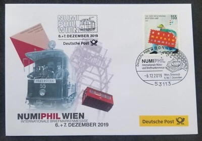 [SJ] Germany Stamp Day 2019 (FDC) *NUMIPHIL WIEN - Image 1 of 4