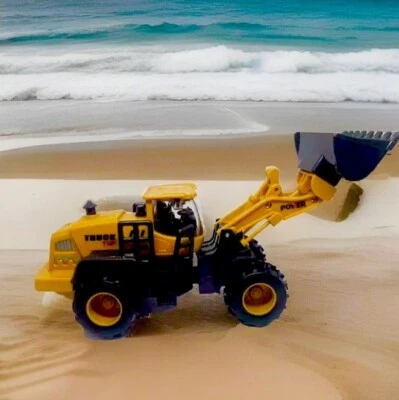 Simulación Excavadora Bulldozer Carretilla Elevadora Construcción Juguete Duradero Foto 1 de 4