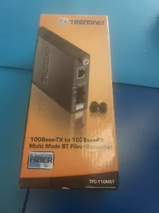 CONVERTIDOR DE FIBRA ST TRENDnet TFC-110 MST 100base TX TO FX MULTIMODO - Imagen 1 de 2