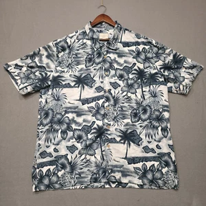 Trader Bay Mens Short Sleeve Button Up Hawaiian Shirt Size XXL - Picture 1 of 6