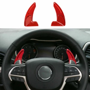 Steering Wheel Shift Paddle Shifter Extension Trim For Jeep Grand Cherokee 14-20 - Picture 1 of 5