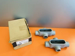 Emerson O-Z/Gedney 3/4” Conduit Body OZG X27 Qty 2  - Picture 1 of 7