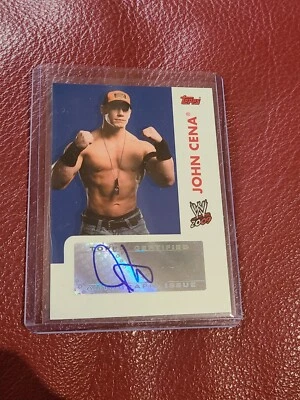 John Cena Topps Auto 2009 WWE Peacemaker - Image 1 of 2