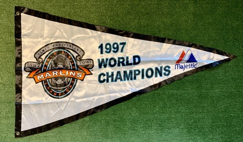 2007 Florida Marlins 97’ World Series Champions Banner Flag Cover