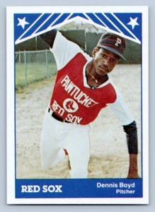 Dennis Oil Can Boyd 1983 TCMA Pawtucket Red Sox - Picture 1 of 2