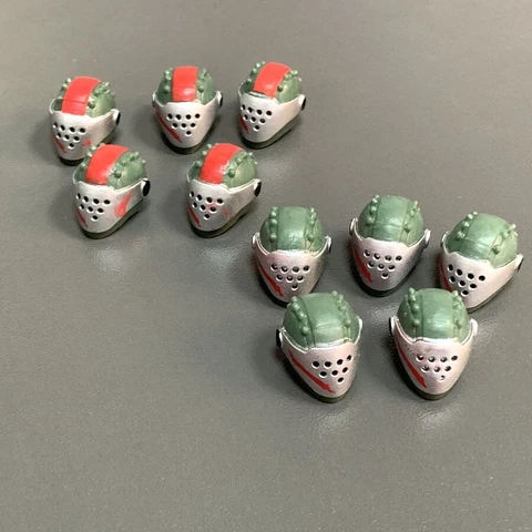 Lot 10PCS Helmet Head For 3.75'' Gi Joe Fortnite Rust Lord Figures Accessory Toy Cover