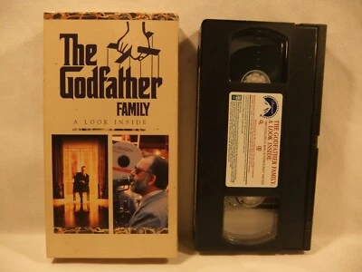 The Godfather Family A Look Inside 1991 VHS Movie Documentary Paramount 12944 - Image 1 of 4