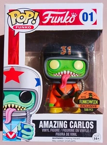 Funko Pop! Amazing Carlos #01 Funkoween 2016 Exclusive LE 1500 PCS Vaulted - Picture 1 of 8
