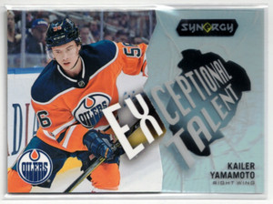 KAILER YAMAMOTO 17/18 Upper Deck Synergy Exceptional Talent Rookie Acetate ET-28