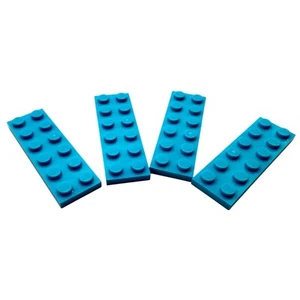 4x LEGO® Platte 2x6 Medium Azur 6146926 3795 Lila hellblau Bauplatte Plate - Bild 1 von 7