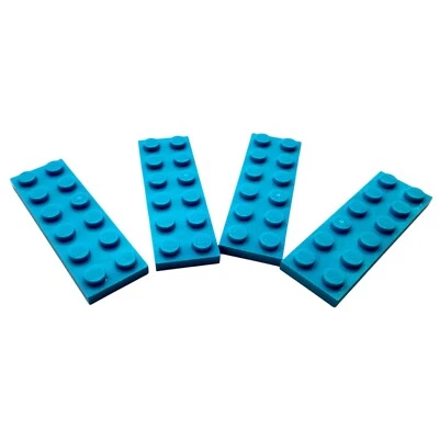 4x LEGO® Platte 2x6 Medium Azur 6146926 3795 Lila hellblau Bauplatte Plate - Bild 1 von 4
