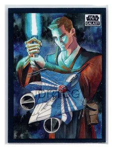 2022 Topps Star Wars Galaxia Cromado #100 Anakin Skywalker Refractor Casi Como Nuevo - Imagen 1 de 2