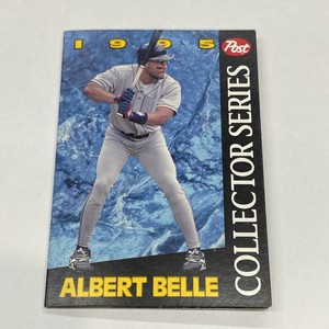 1995 Post Collector Series Albert Belle #13 Cleveland Indians Baseball Card