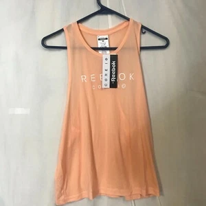 Reebok ACTIVChill Women's Workout Top Aura Orange Size XS/S/M/L/XL/2XL - Picture 1 of 3