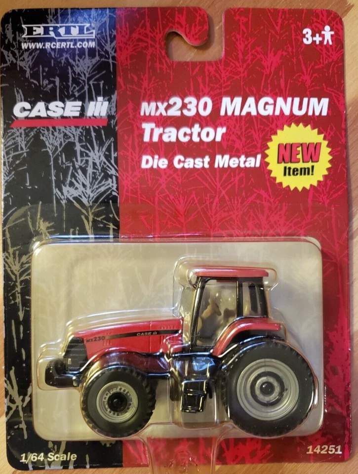 CASE IH MX230 Magnum Tractor Ertl 1/64 Scale NEW from sealed 2003 case - Image 1 of 1
