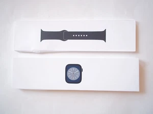 Series 8 Midnight Aluminum Case, Midnight Sport Band 45 MM M/L ; NEW torn boxes - Zdjęcie 1 z 18