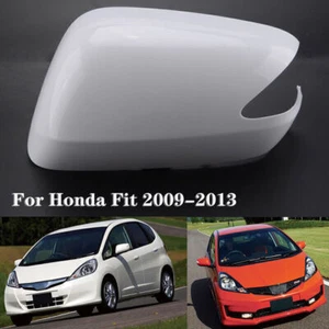 Left Rear View Mirror Cover Shell housing Trim For 2009~!2013 Honda Fit /Jazz 1x - Foto 1 di 8