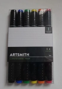 Artsmith Illustration Markers Set of 6 PC, Multicolor - Picture 1 of 2