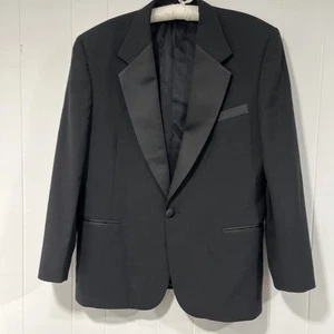 Esmoquin Lanvin Of Paris 44 36x31 lana negra - Imagen 1 de 17