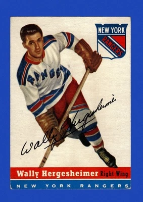 1954-55 Topps Set-Break # 22 Wally Hergesheimer VG-VGEX *GMCARDS* - Image 1 of 2