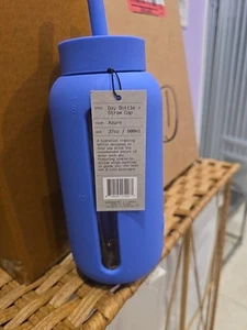Bink 27oz Day Water Bottle Straw Cap Azure - Picture 1 of 4