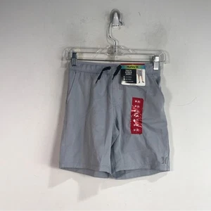 Hurley Hybrid Elastic Waist Short, Boy's Youth Size M 8 - Grey - Picture 1 of 8
