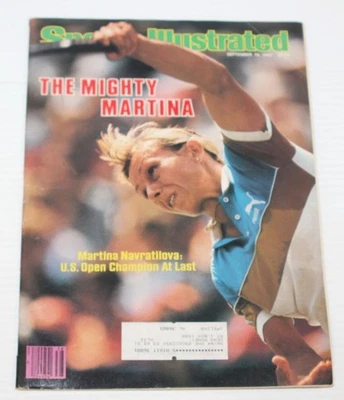 Sports Illustrated Sept 19, 1983 - Martina Navratilova wins US Open Tennis - Image 1 of 4