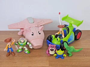 Imaginext Toy Story 3 Evil Dr Pork Chop Spaceship 2009 and Rc Car bundle - Picture 1 of 23