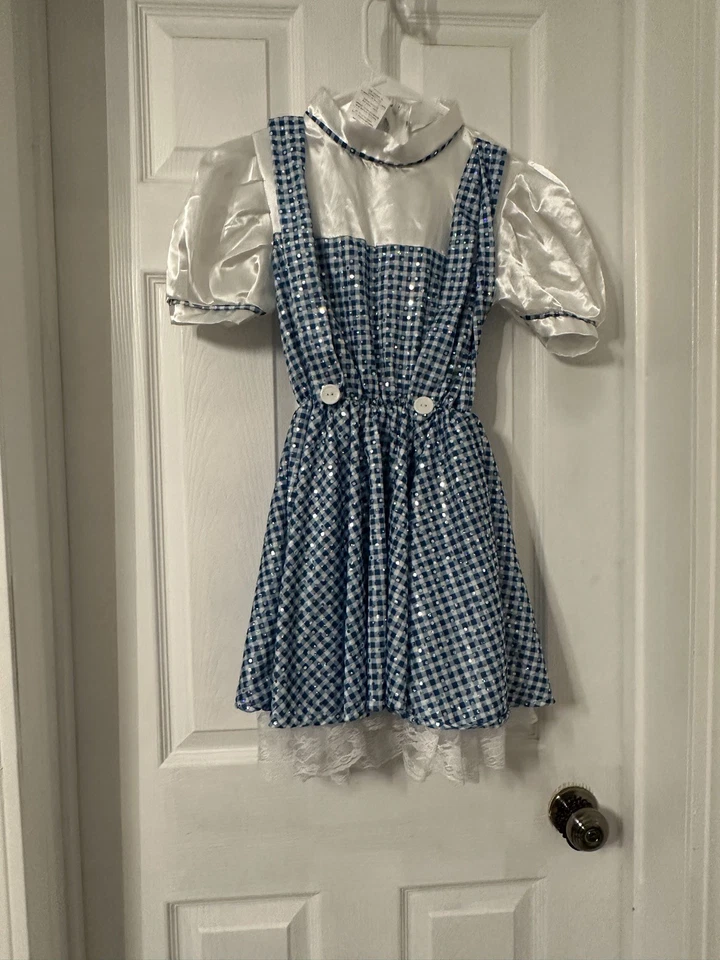 Vestido Disfraz Rubíes Dorothy Mago de Oz Niño Talla Mediana Lentejuelas  Foto 1 de 4