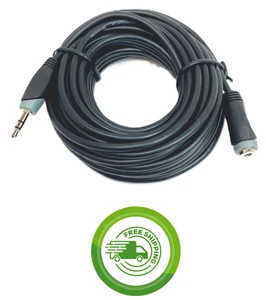 3.5mm Audio Extension Cable Stereo Headphone Cord Male to Female - Car Aux MP3 - Picture 1 of 1