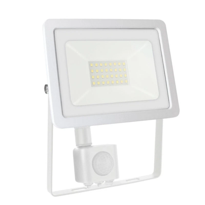 LED Fluter / Scheinwerfer / Strahler 20W 1700Lm mit Bewegungsmelder  weiß IP44 - Bild 1 von 1