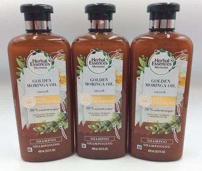 Herbal Essences Golden Moringa Oil Shampoo, Bio-Renew, 13.5 oz, PACK OF 3 - Image 1 of 2
