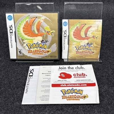 Pokémon Corazón Dorado Estuche, Manual e Insertos Solo (DS) - Auténtico Excelente Estado Foto 1 de 4