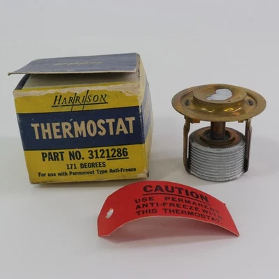 NOS Harrison Thermostat 3121286 Ford 1937-48 8 Cylinder Mercury 1939-48 - Image 1 of 4