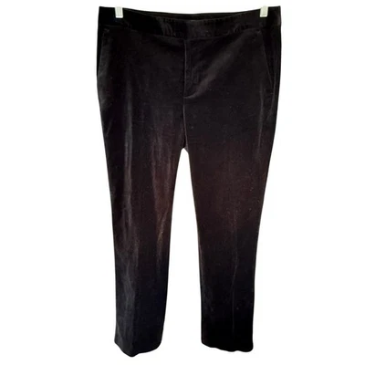 Женские эластичные черные бархатные брюки Lauren Ralph Lauren Whimsigoth Officesiren 10 - Изображение 1 из 4