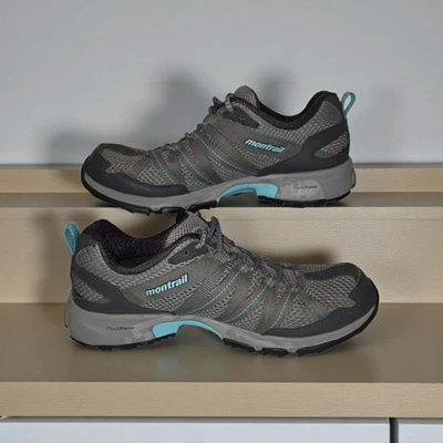 MONTRAIL Womens Gryptonite Gray/Blue Hiking Running Shoe US Size 11 - Image 1 of 4