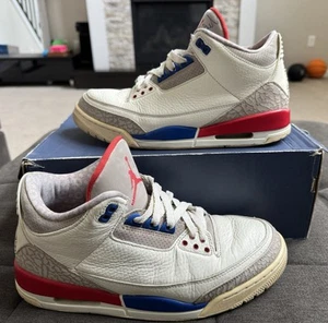 AIR JORDAN 3 III RETRO INTERNATIONAL FLIGHT Size 9.5 SAIL 136064-140 - Picture 1 of 6