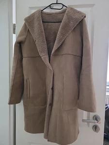 Zara Wendemantel XS Teddy-Optik und Kunstleder Beige Xs/S Top Zustand - Bild 1 von 11