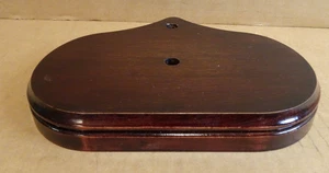 Base de madera para lámpara o estatuilla 8 1/4" de largo madera maciza - Imagen 1 de 7