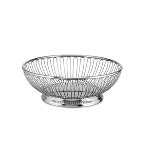 Round Wire Basket, Silver, 8-Inch - Bild 1 von 5
