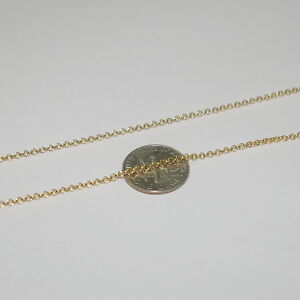WHOLESALE LOTS 14kt Gold Filled 1.8mm ROLO / Belcher Chain BULK By the foot