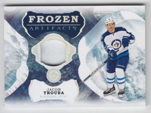 2016-17 UD ARTIFACTS JACOB TROUBA PATCH /15 SPECTRUM Game Used Frozen Jets - Foto 1 di 1