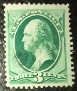 U. S. Scott #136 Very Fine Centering (Used)  HINDGE, VERY LIGHT CANCEL. - Picture 1 of 2
