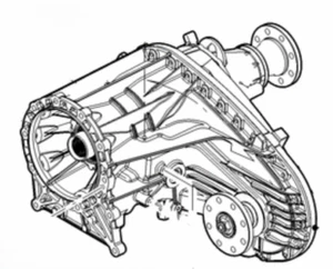 OEM 2013-2016 Ford F-250 & F-350 Transfer Case Assembly (GC3Z7A195H-NOS) - Picture 1 of 1